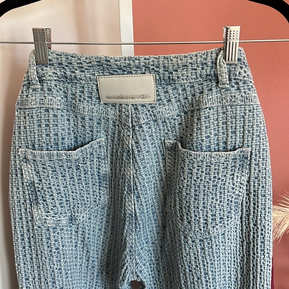 Maniere de Voir Textured Denim Mom Jeans with Matching Jacket - Size UK 8 US 4 - Picture 9 of 13